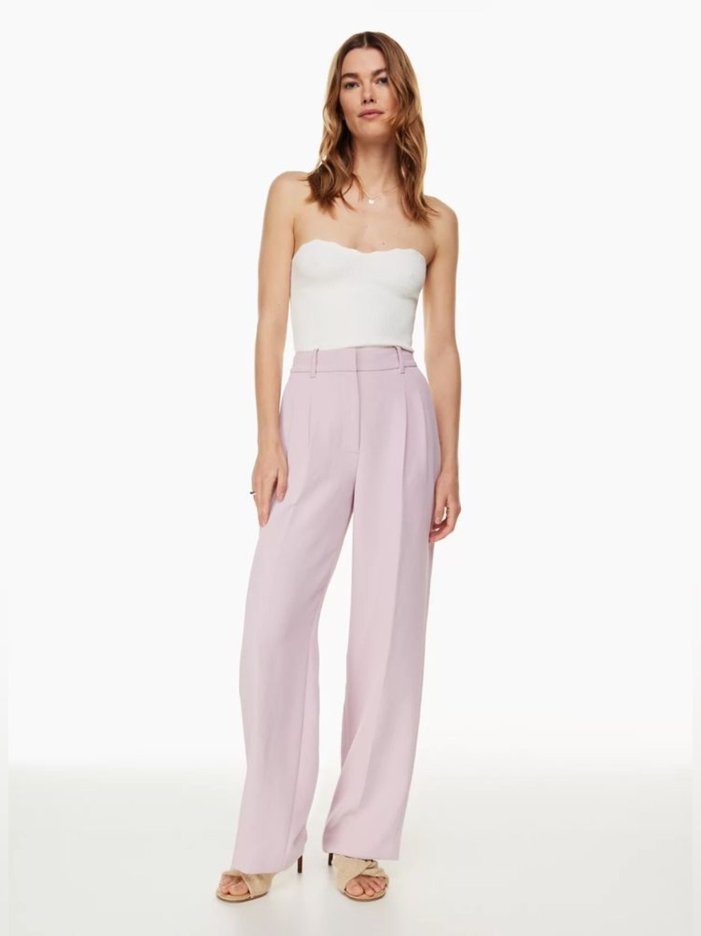 ARITZIA Wilfred The Effortless Pants EUC Size 0 - Cloudy Lilac